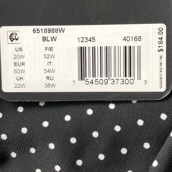 Miraclesuit Black And White Polkadot One Piece Size 20W - Picture 8 of 14